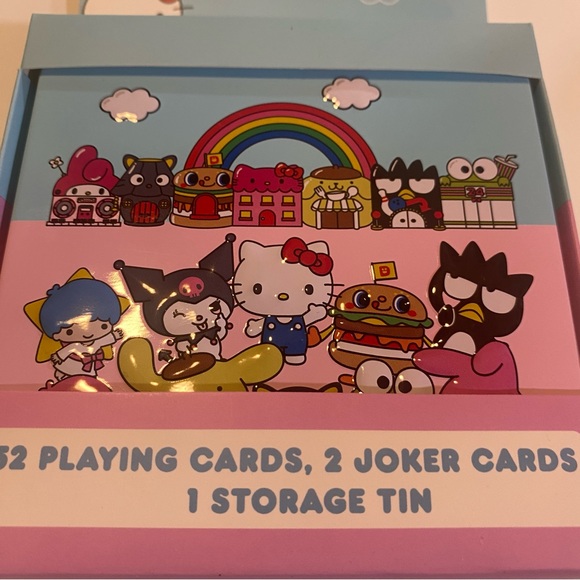 Hello Kitty and Friends playing cards in embossed tin NIP never opened - Picture 3 of 3